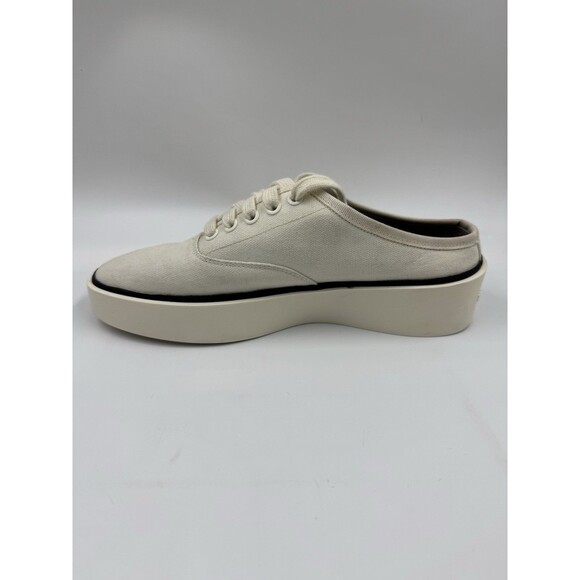 FEAR OF GOD 101 BACKLESS OFF WHITE CANVAS TRAINERS SNEAKERS EU 38 7US - Picture 16 of 16